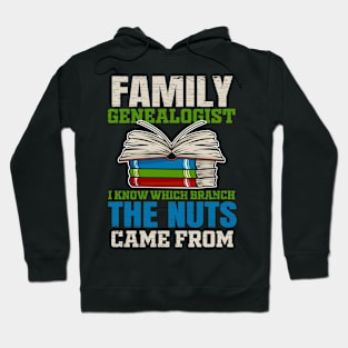 Genealogist Genealogy Ancestry Hoodie